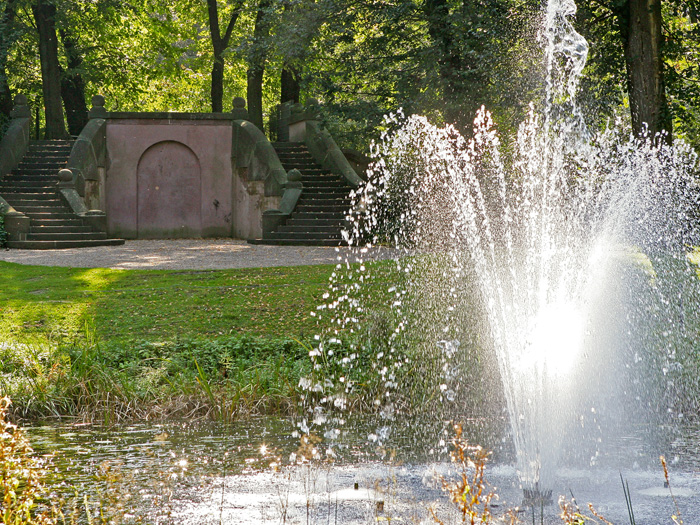 Springbrunnen im Schlosspark Biesdorf